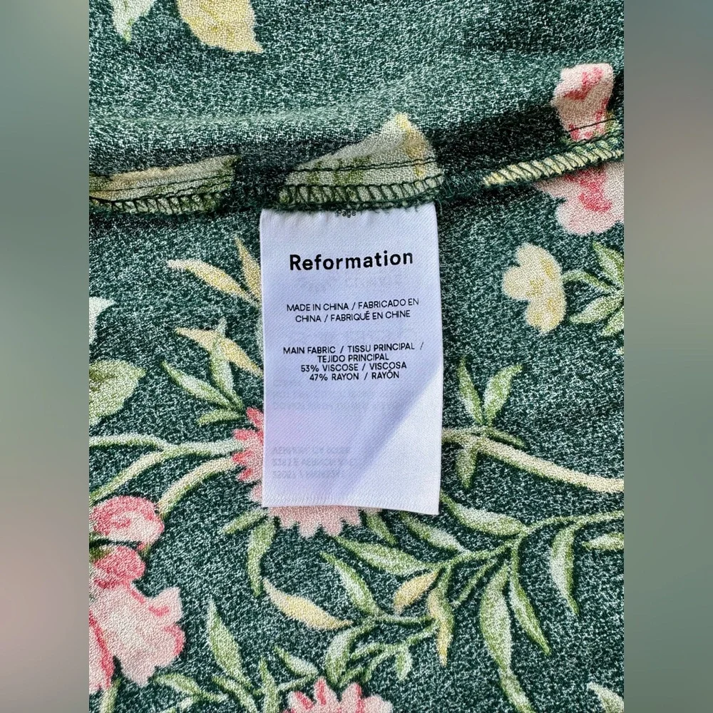 Reformation Sigmund Dress-Belvedere - Picture 11 of 16